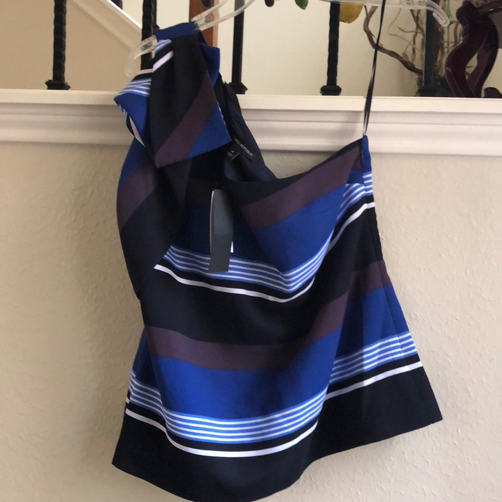 Banana republic one shoulder blouse - Picture 2 of 4